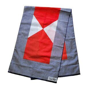 Vintage Jacques Piaget Rectangular Scarf Made in Italy